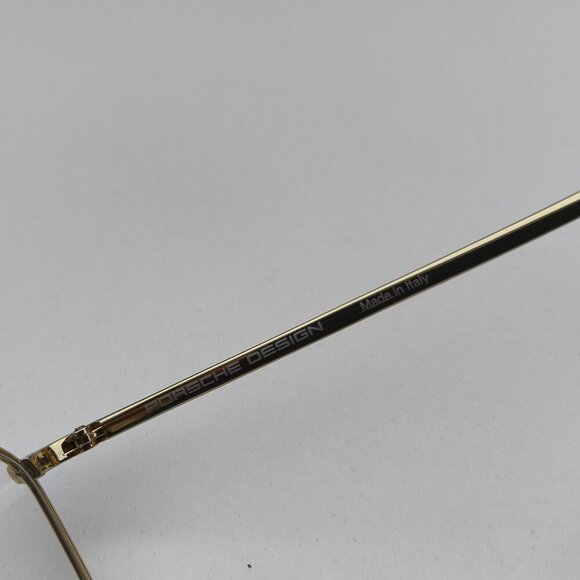 🕶️Made in Italy! Porsche Design P8760 Pale Gold Eyeglasses 58/17 145 /EUM153🕶️ - Picture 4 of 11